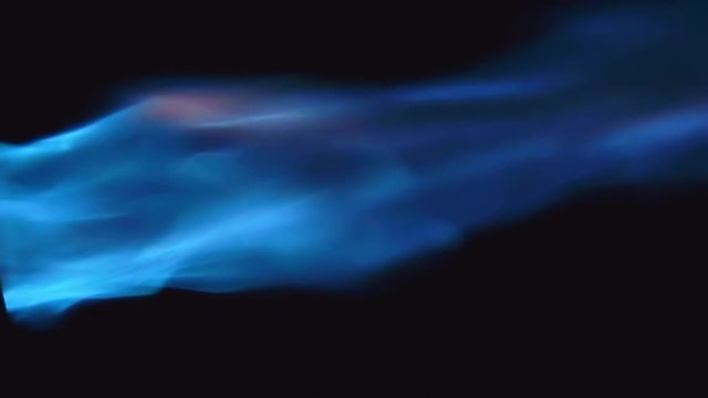 A blue flame gas torch with a large and strong energy.