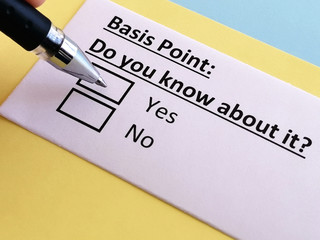 One person is answering quetion about basis point.