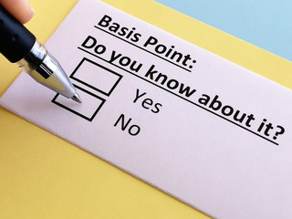 One person is answering quetion about basis point.