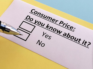 One person is answering quetion about consumer price.