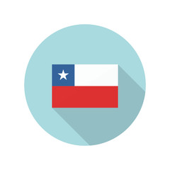 flag of Chile vector icon