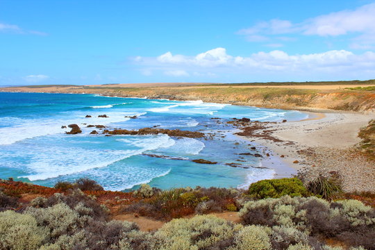 Beach And Sea In Port Lincoln, South Australia