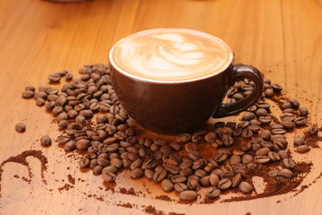 Coffe Latte in the afternoon.