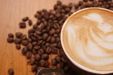 Coffe Latte in the afternoon.