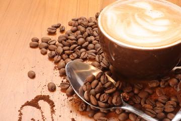 Coffe Latte in the afternoon.