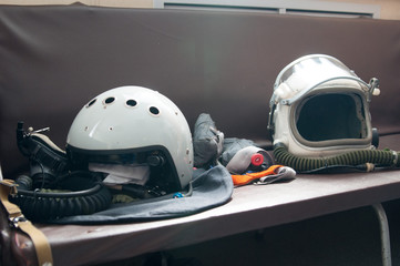 airplane pilots  helmets for flying at different heights