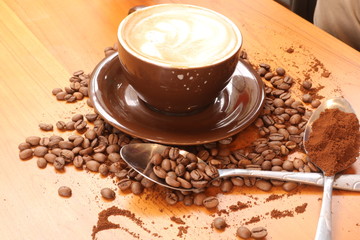 Coffe Latte in the afternoon.