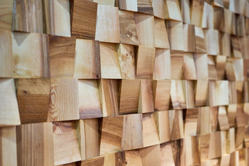 An image of a wooden decorative wall panel.