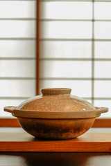 和室で鍋