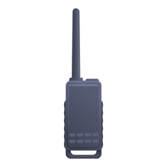 Portable walkie talkie icon. Cartoon of portable walkie talkie vector icon for web design isolated on white background
