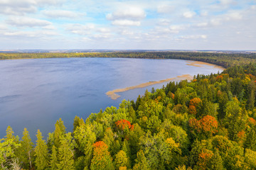 Obraz premium Belarusian aerial landscape
