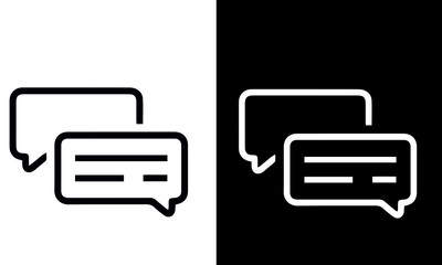 Email and Messaging Icons vector design black and white 