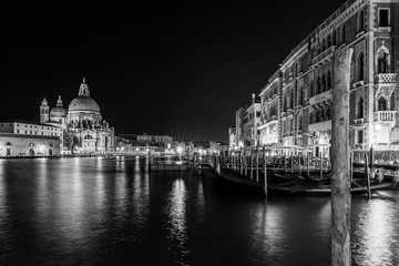 Fototapeta premium Venice in black and white.