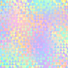 Iridescent Geometric Design - Colorful geometric pattern in iridescent colors