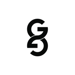 gg letter original monogram logo design
