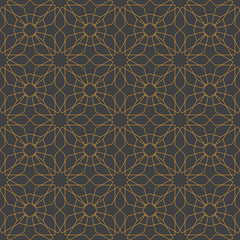 Islamic abstract ornament seamless pattern design