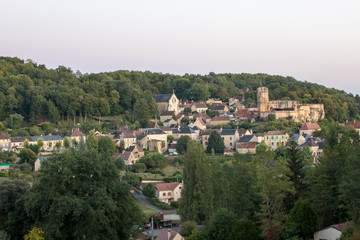 Fototapeta na wymiar The Village of Carlux in Dordogne valley, Aquitaine, France