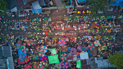 MANDALAY/MYANMAR(BURMA) - 08th MAY, 2020 : Mandalay Morning Market which is also called Ghost Market in Myanmar.
