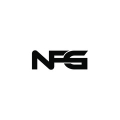 nfg letter original monogram logo design