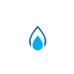 water drop Logo Template vector