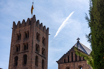 Monastery of Santa Maria in Ripoll, Catalonia, Spain.