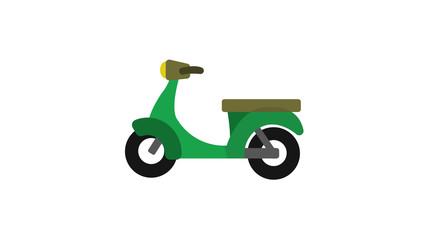 Fototapeta premium scooter icon design on white background