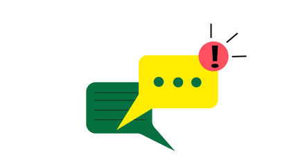 Unread email notification. New message