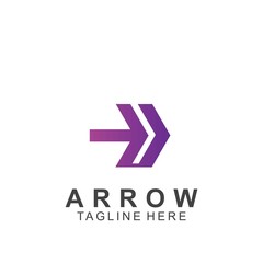 Fototapeta premium Abstract arrow logo design