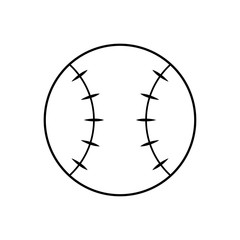 Baseball ball icon