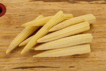 Raw baby corn