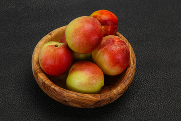 Sweet tasty fresh ripe apricots