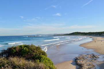 view of the beach