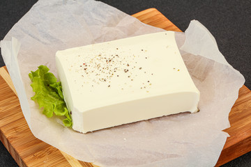 Greek cheese feta, still-life