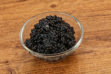 Luxury strugeon fish black caviar