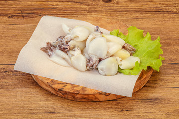 Raw seafood - cuttlefish for cooking