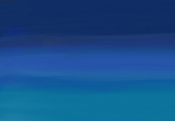 油彩　空　夜へ