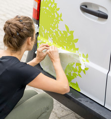 Car Branding with adhesive foil | Sign making