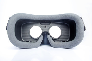 virtual reality glasses isolated on white 