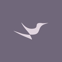 Premium Bird logo with modern concept