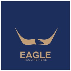 Eagle logo with modern concept.