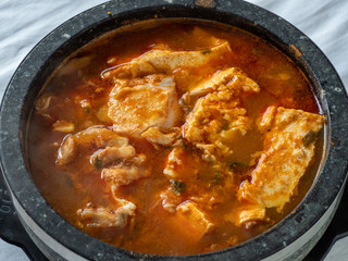 韓国料理　純豆腐チゲ