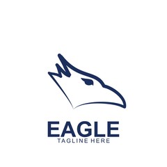 Eagle logo with modern concept.