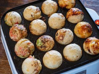 タコ焼き　ホームパーティー