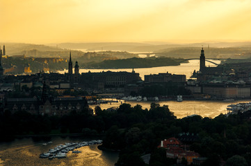 Stormy View over Stockholm