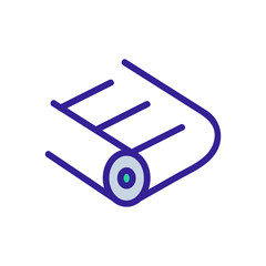 conveyor belt going up icon vector. conveyor belt going up sign. color symbol illustration