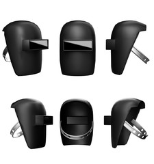 Welding mask isolated on white background 3d render