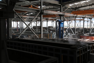 metalworking industry: finishing metal working on horizontal surface grinder machine