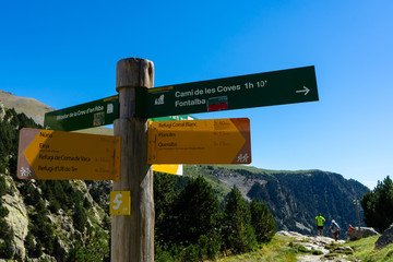 Vall de Nuria in the Catalan Pyrenees, Spain