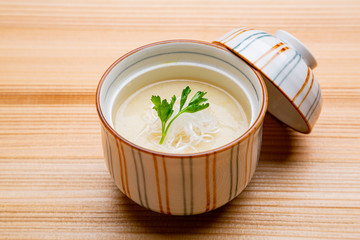 豆乳の茶碗蒸し