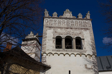 Renaissance belfry tower in Kiezmark.